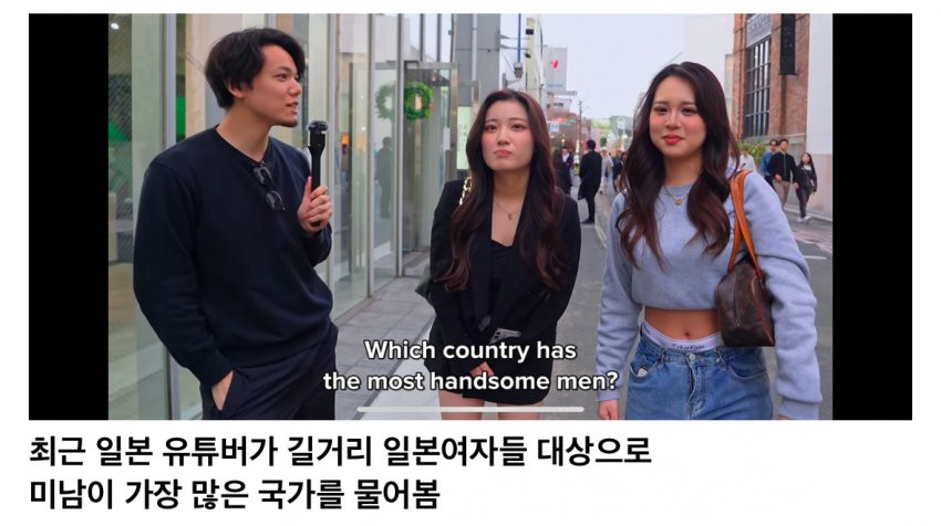 일본여자들이 생각하는 잘생긴나라