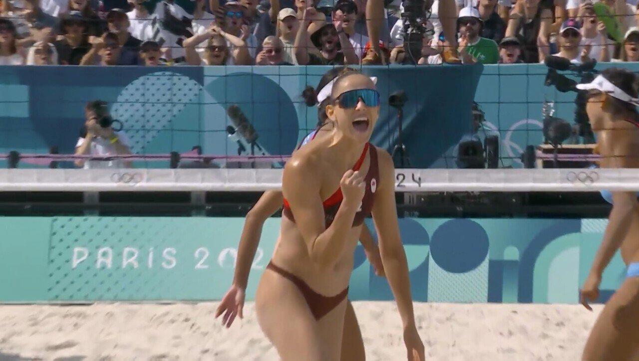 비치발리볼 경기장의 위엄