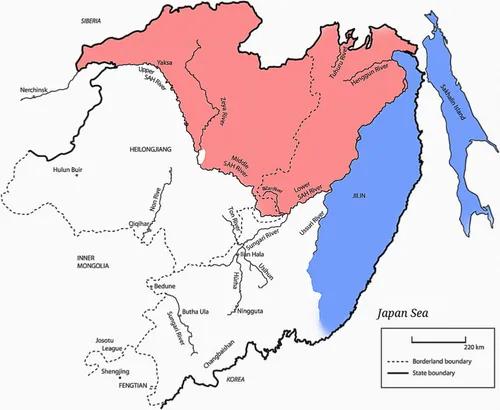 싸우지도 않고 한반도 5배 면적이 날라갔던 중국