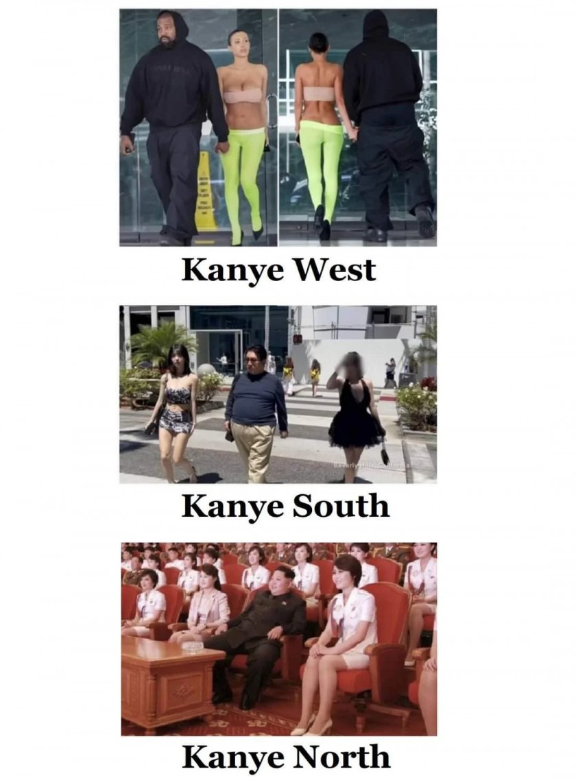 칸예 웨스트,칸예 사우스, 칸예 노스