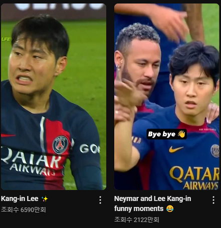 이강인 유튜브 6500만 조회수 찍은 쇼츠