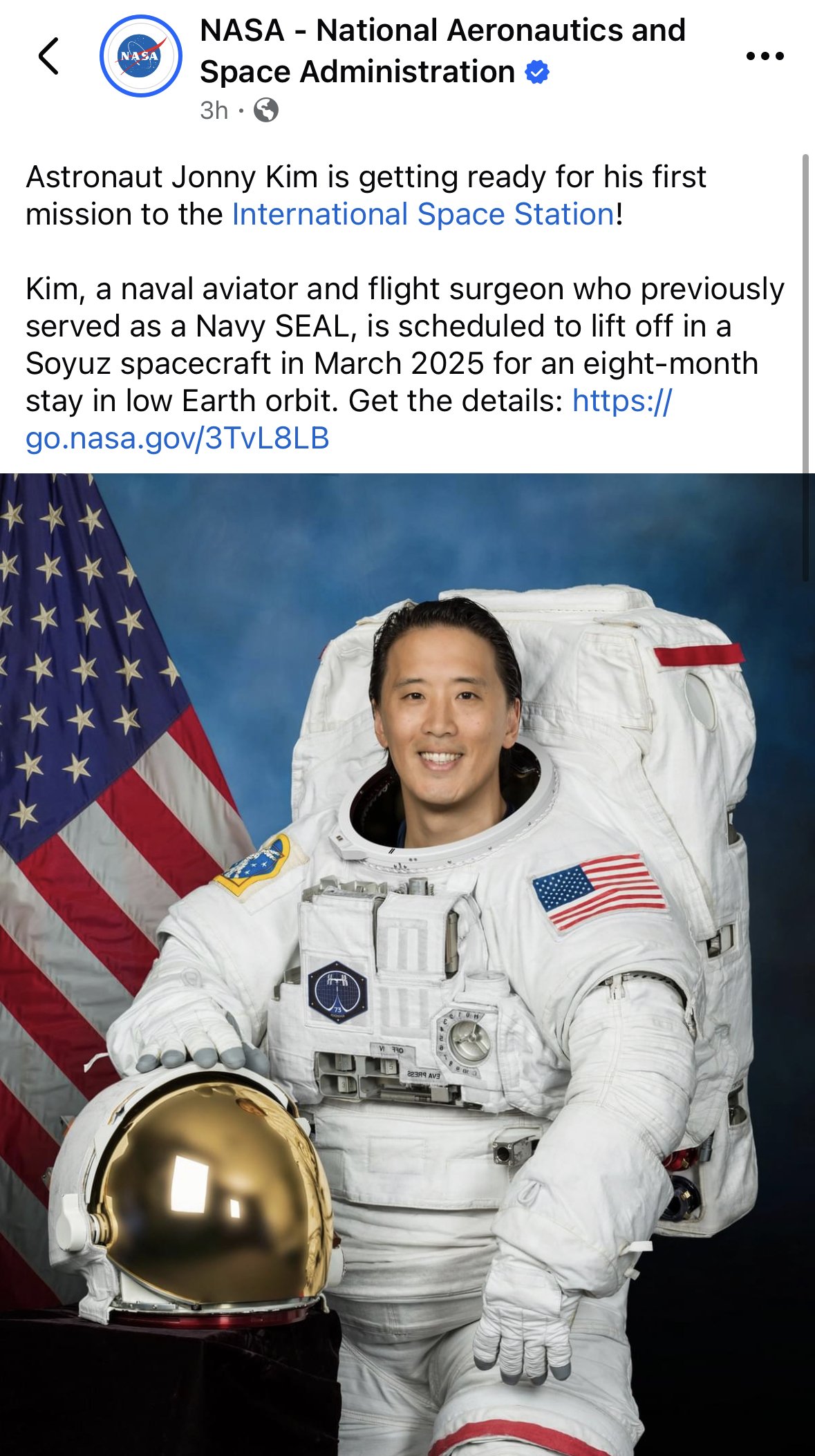 하버드의사, NASA 우주인, 해군 조종사인 조니김 소령 근황