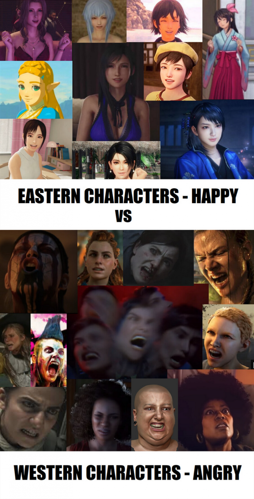 동서양 여캐의 차이