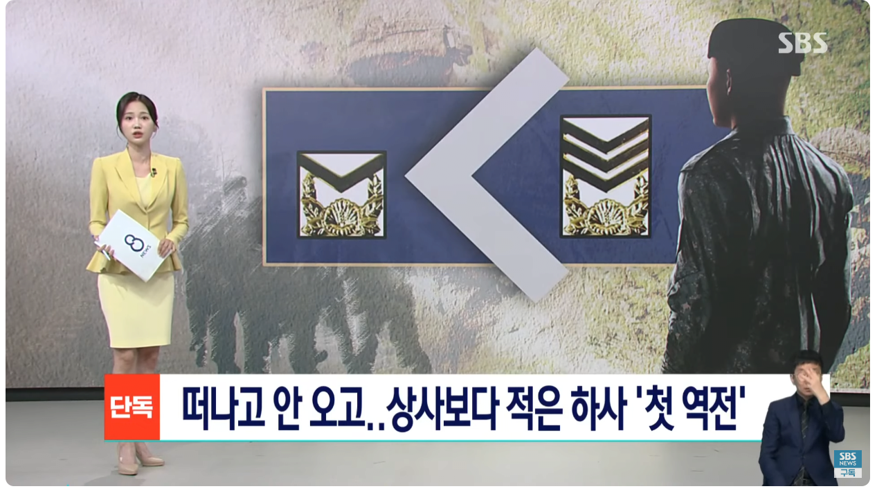 하사보다 상사가 더 많은 군 부사관 상황 ㄷㄷㄷㄷ