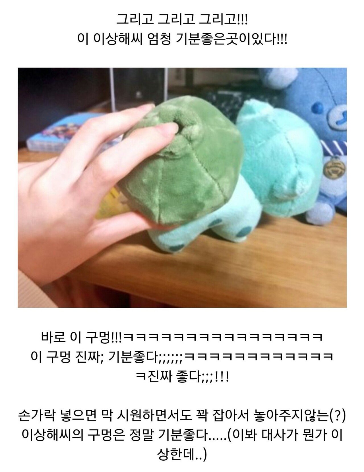 이상해씨의 기분좋은 구멍