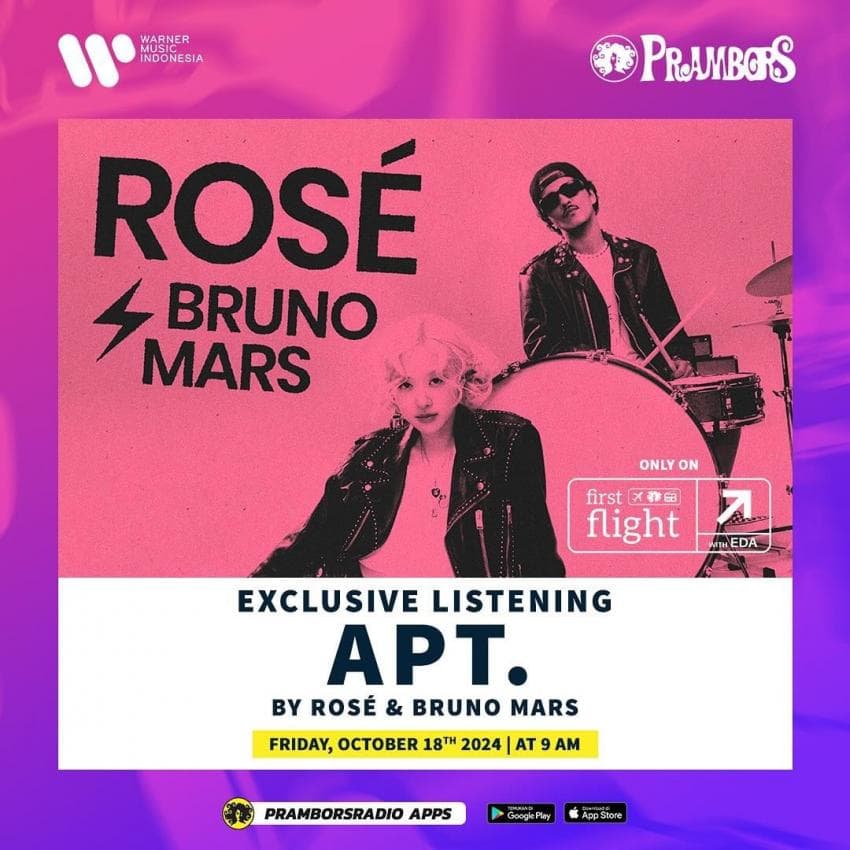 블랙핑크 로제 X 브루노마스 콜라보 "APT" 단독공개