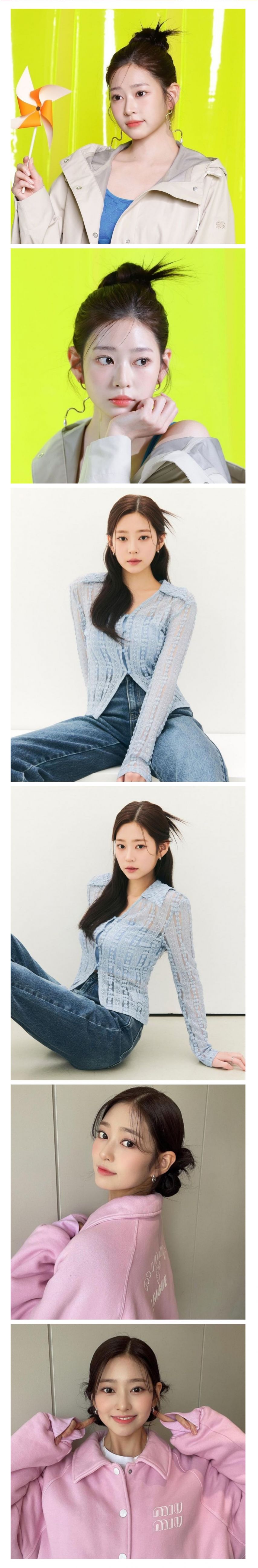 코오롱 스포츠 + 미우미우 입은 김민주