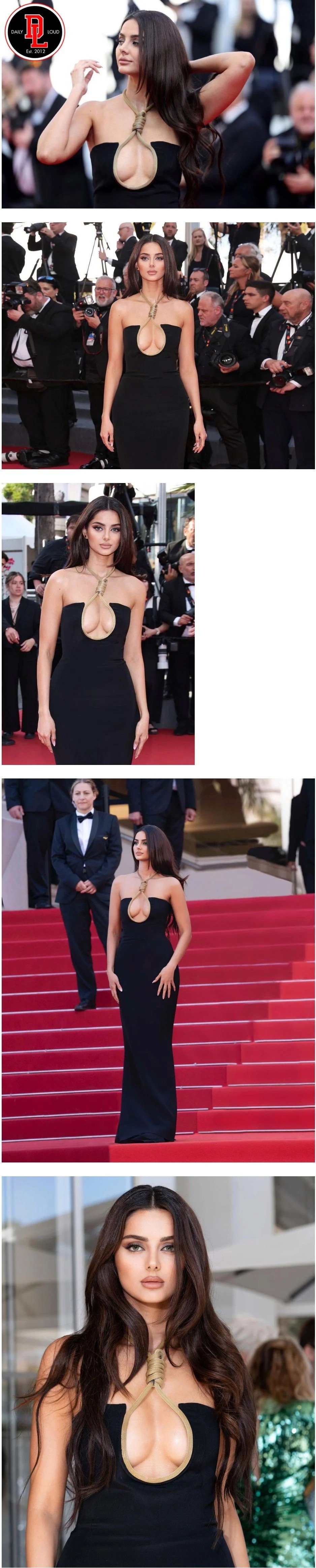 사형제도 반대 드레스를 입었던 이란 모델