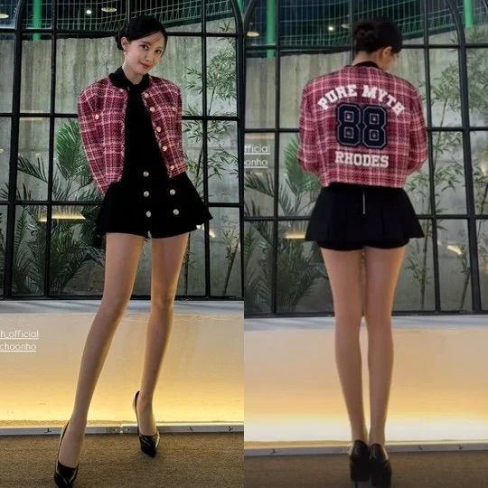 뽀샵인가…효민, 초미니로 뽐낸 완벽한 슬림 몸매