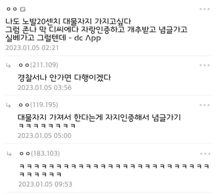 고추 20cm되면 꼭 하고 싶은게 있다는 디씨인