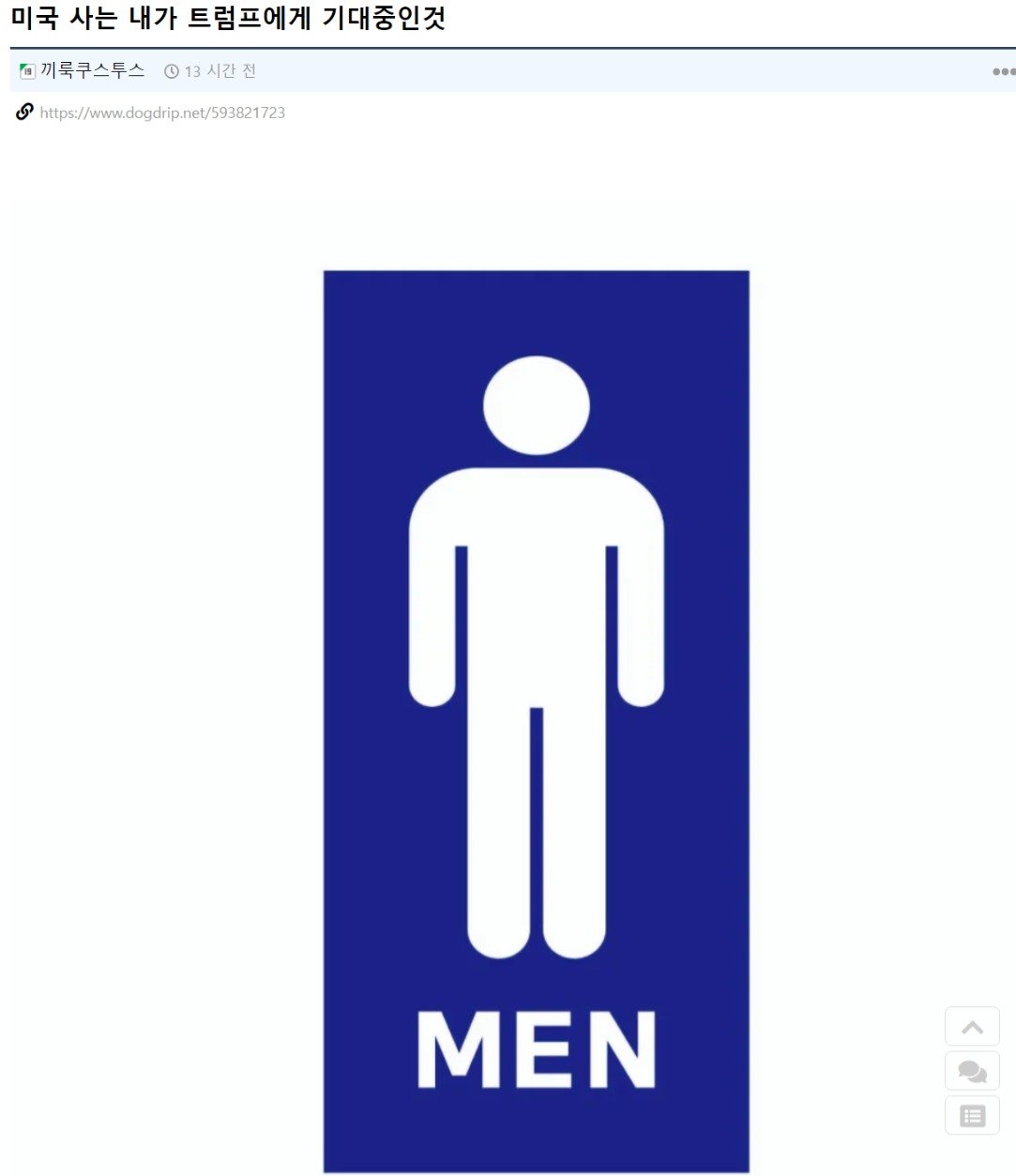 미국 사는 내가 트럼프에게 기대중인것