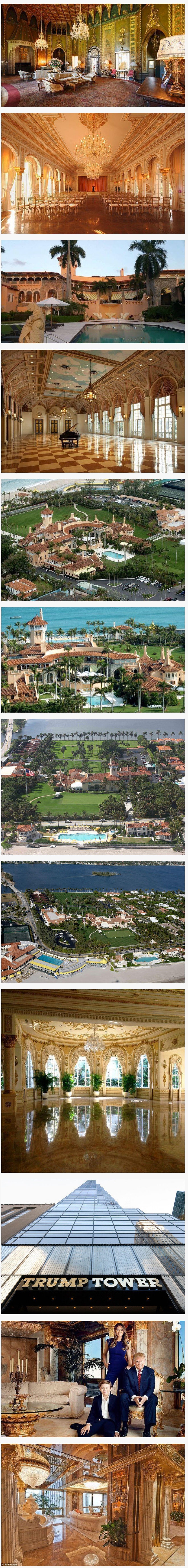 트럼프가 백악관 입주 전 원래 살던 집 내부