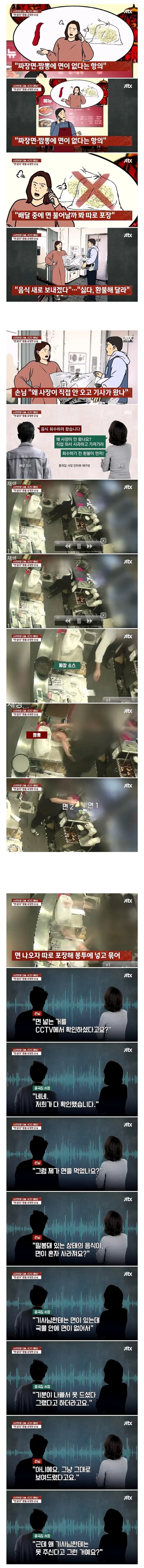 “짜장면에 면이 없어요” 중국집에 환불 요청한 사람