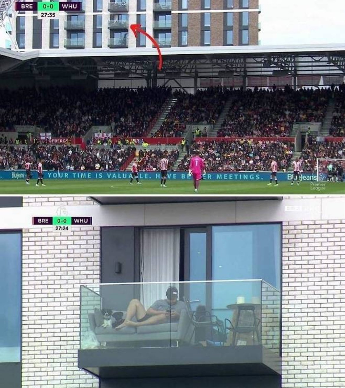 축구 보기 최적의 장소