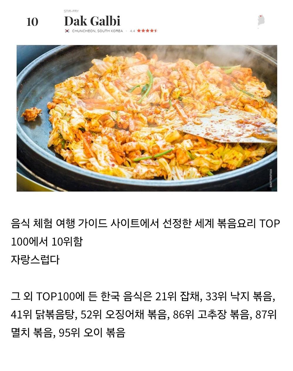 세계 볶음요리 10위
