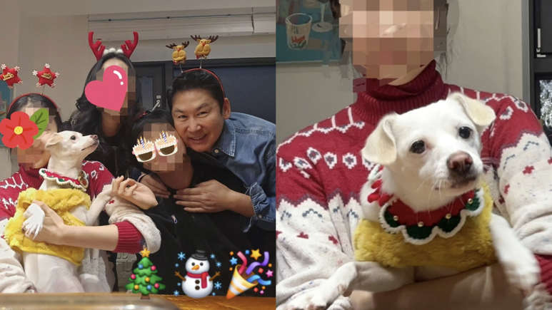 신동엽과 막내 크림이