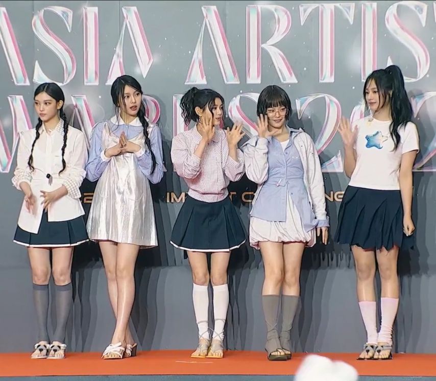 뉴진스 AAA 2024 레드카펫