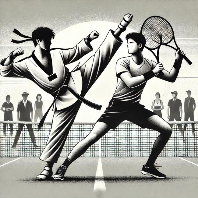 태권도 국대의 테니스 레전드 '폭행 논란' 가짜로 일단락... 송년회 해프닝