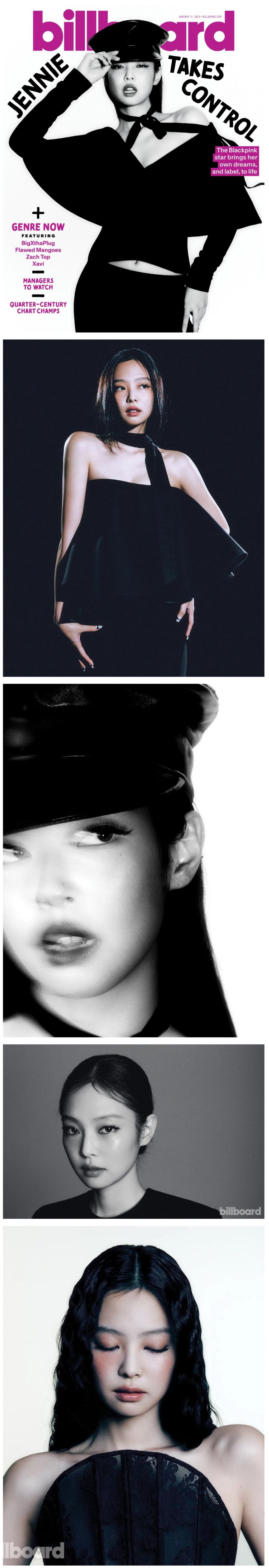 블랙핑크 제니, 미국 billboard 매거진 1월호 커버 화보.jpg