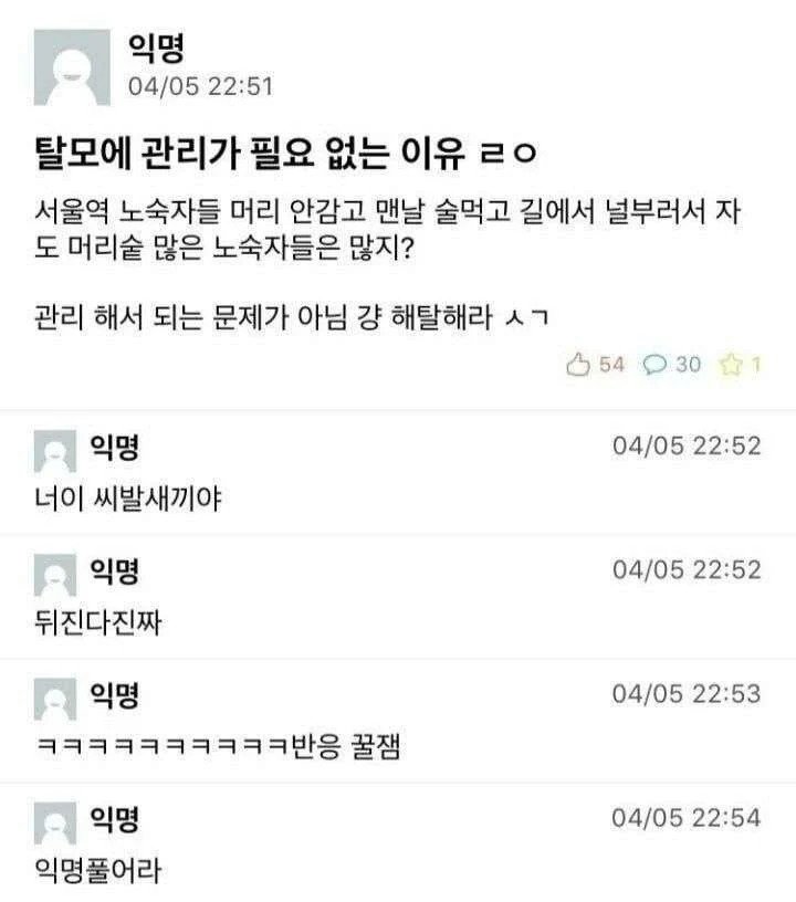 탈모 관리가 필요없는 이유