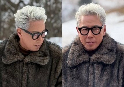 가수 윤종신 11년만에 탈색모드