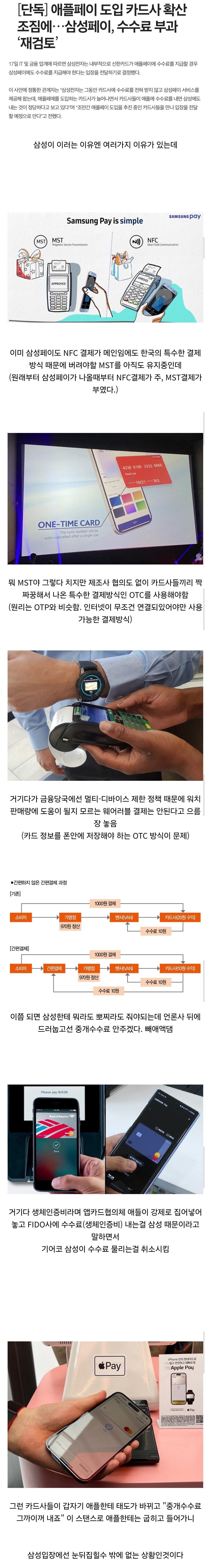 삼성이 삼성페이에 수수료 물리겠다고 한 이유