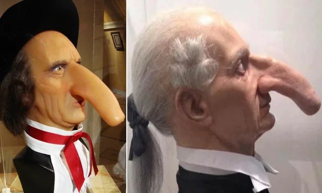 역사상 코가 가장 길었던 사람