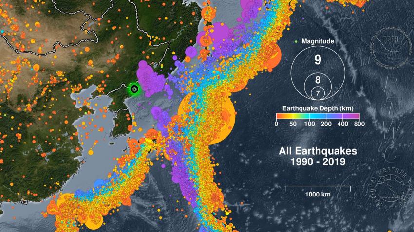 '공포'와 '다행'이 동시에 느껴지는 동북아 지진 기록