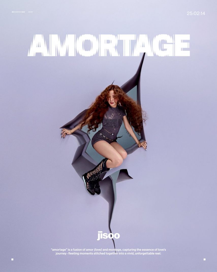 블랙핑크 지수 MINI ALBUM [AMORTAGE] #Purple COVER