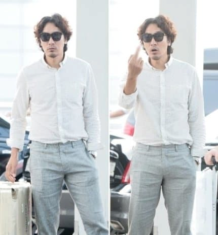 남자 배우가 기자랑 싸운 이유