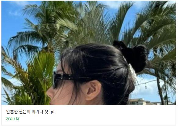 ㅇㅎ)안흔한 권은비 비키니 샷.gif