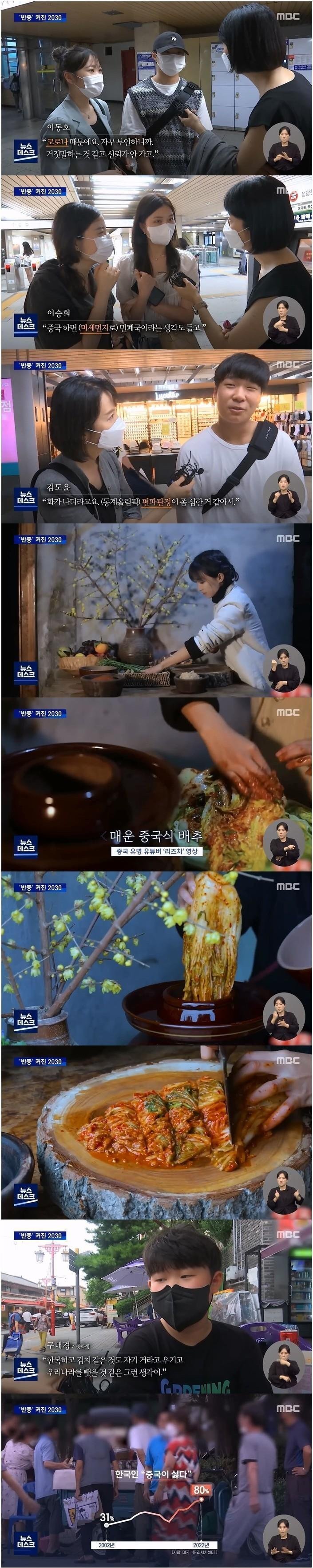 중국이 너무 싫다는 2030