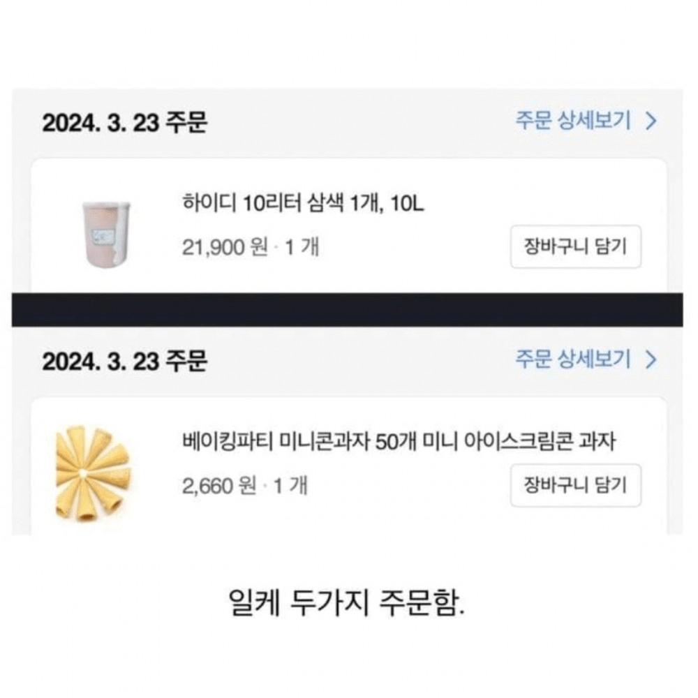 쿠팡으로 아이스크림 산 후기 ㅅㅂ