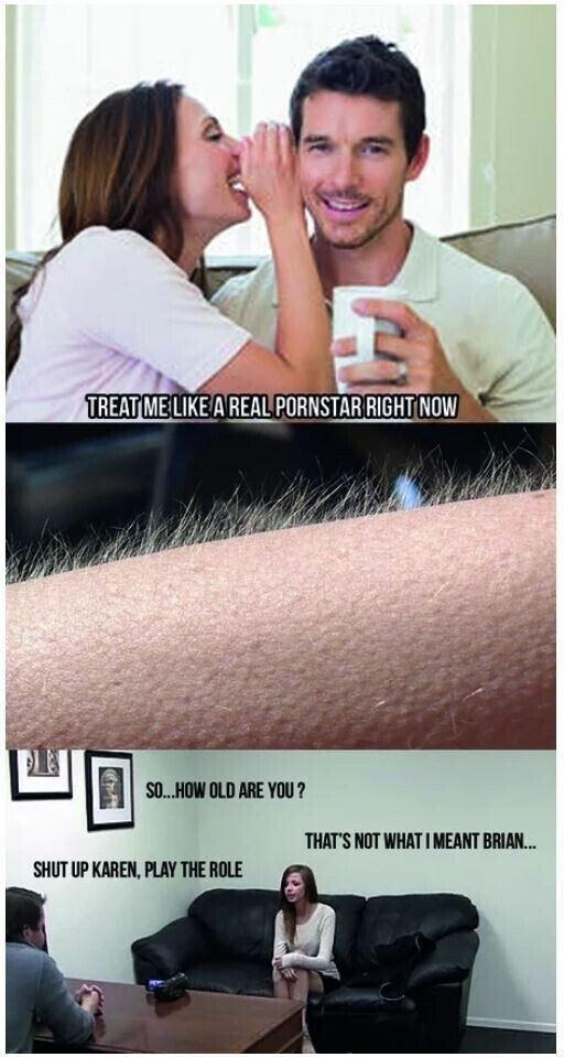 "자기야, 나 오늘 포르노 배우처럼 다뤄줘."