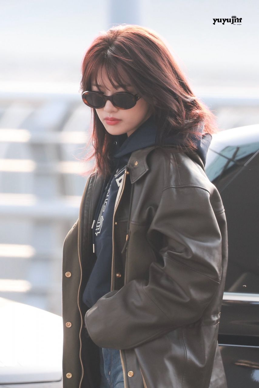 250320 상하이로 출국하는 아이브 안유진