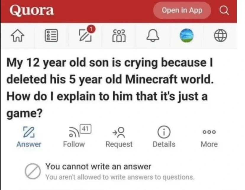 아들이 게임하나 지웠다고 울어요