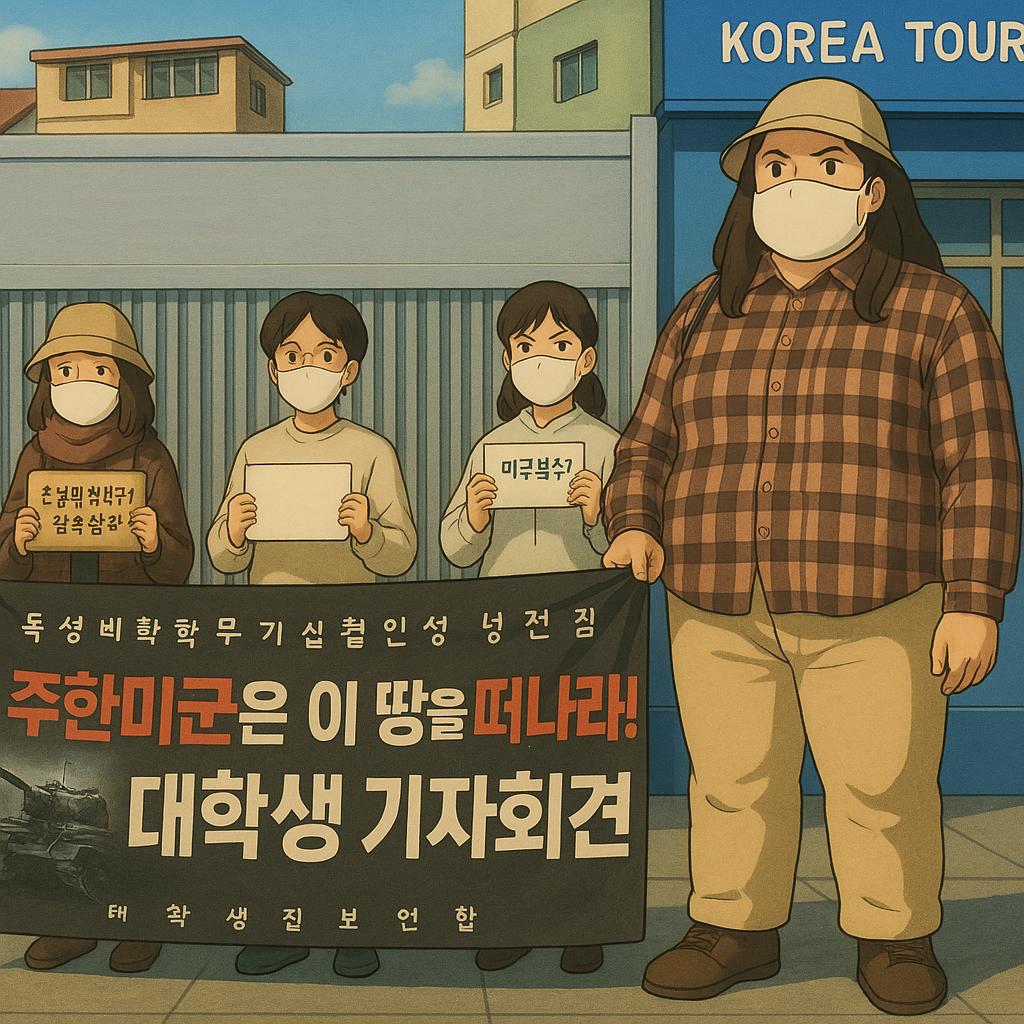 미군철수 시위 레전드