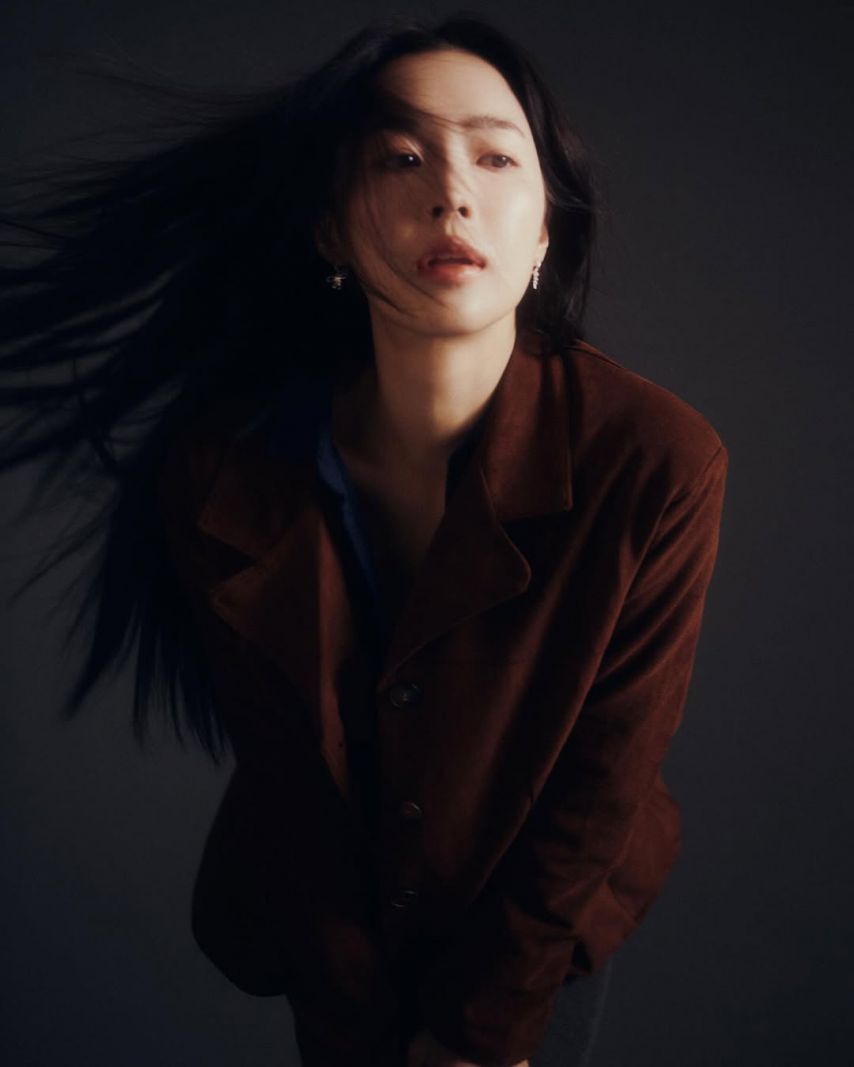 최예빈 ig 갈색 하트