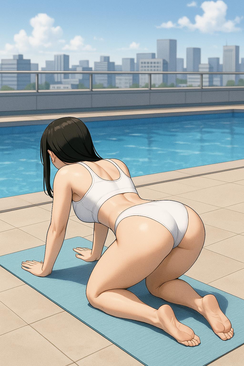 ㅇㅎ?)요가하는 눈나 그려줘 gpt야