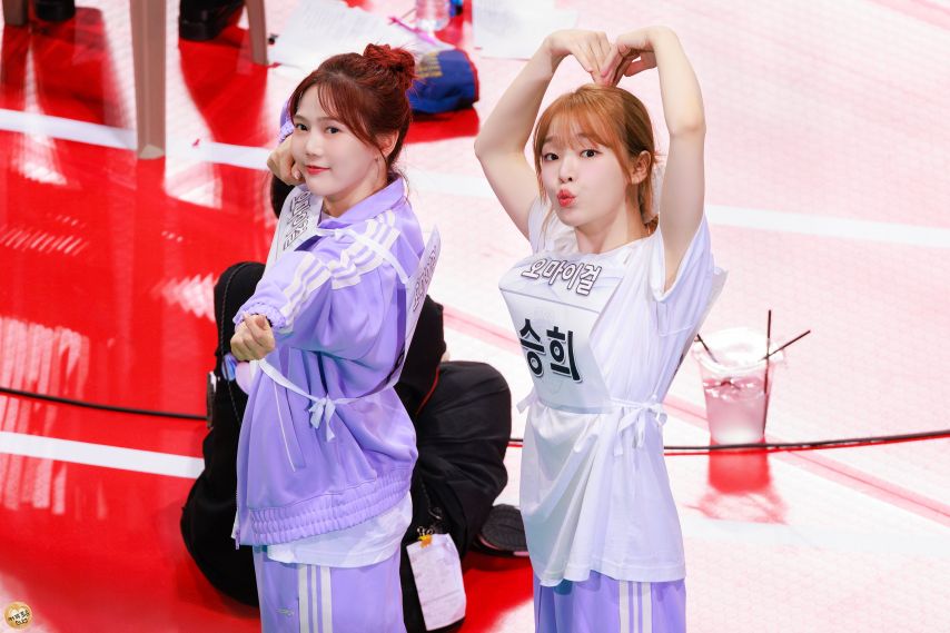 오마이걸 효정,승희 아육대