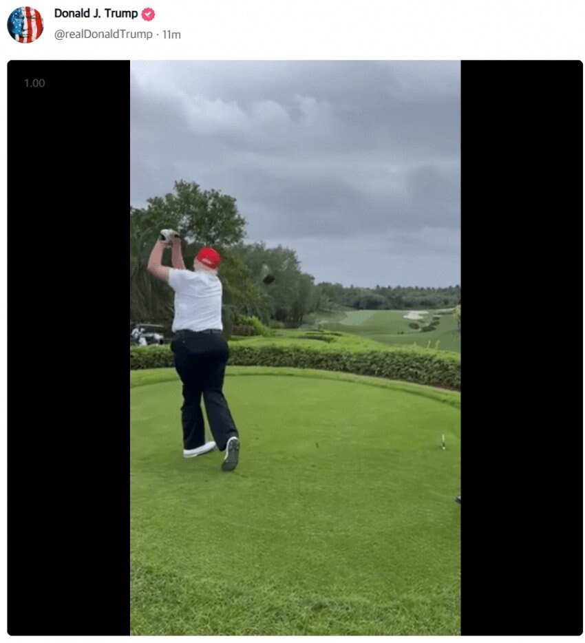 관세 논란 속 트럼프 근황 ㄷㄷ