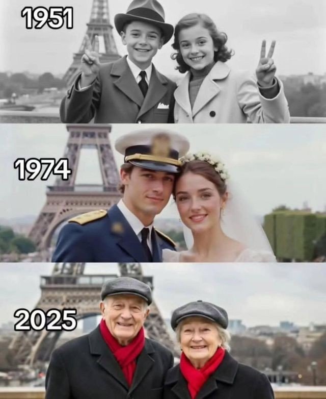 낭만넘치는 에펠탑 커플사진