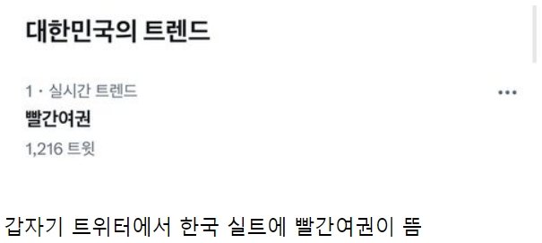 눈치 없는 여초가 중국 작업을 눈치 챘던 사건...