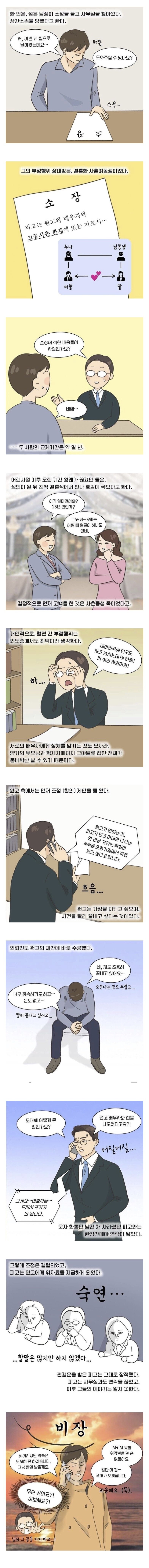 변호사가 겪은 불륜 + 근친 사례