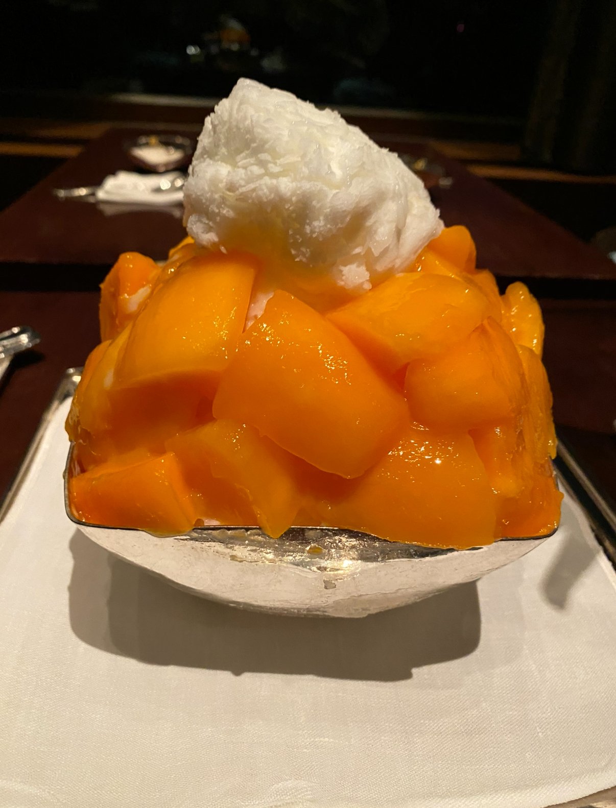 신라호텔 망고빙수 가격 근황