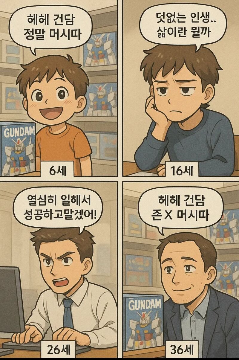 남자들은 나이 먹어도 똑같다