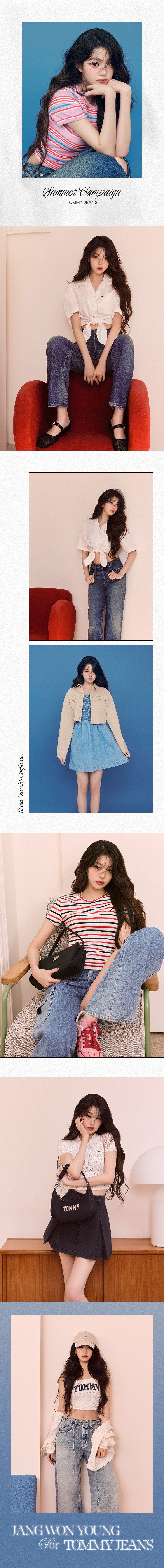 아이브 장원영, 타미진스 2025 여름 캠페인