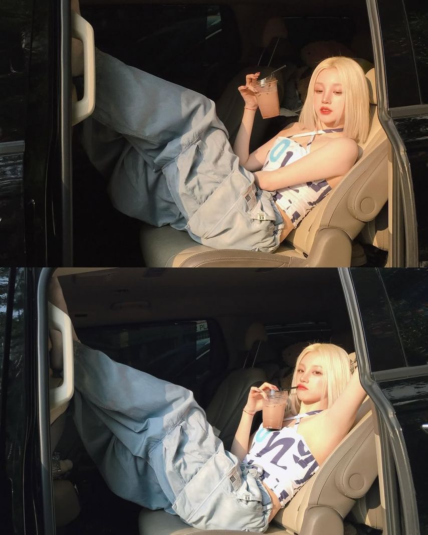 아이들 우기 SNS