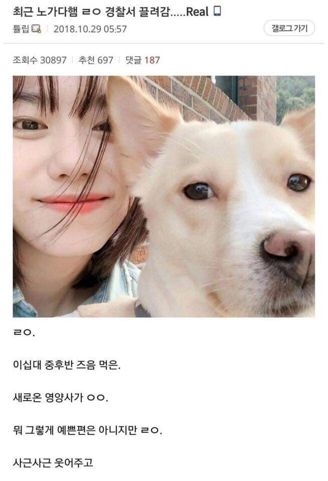 성희롱하다 끌려간 노가다 아재