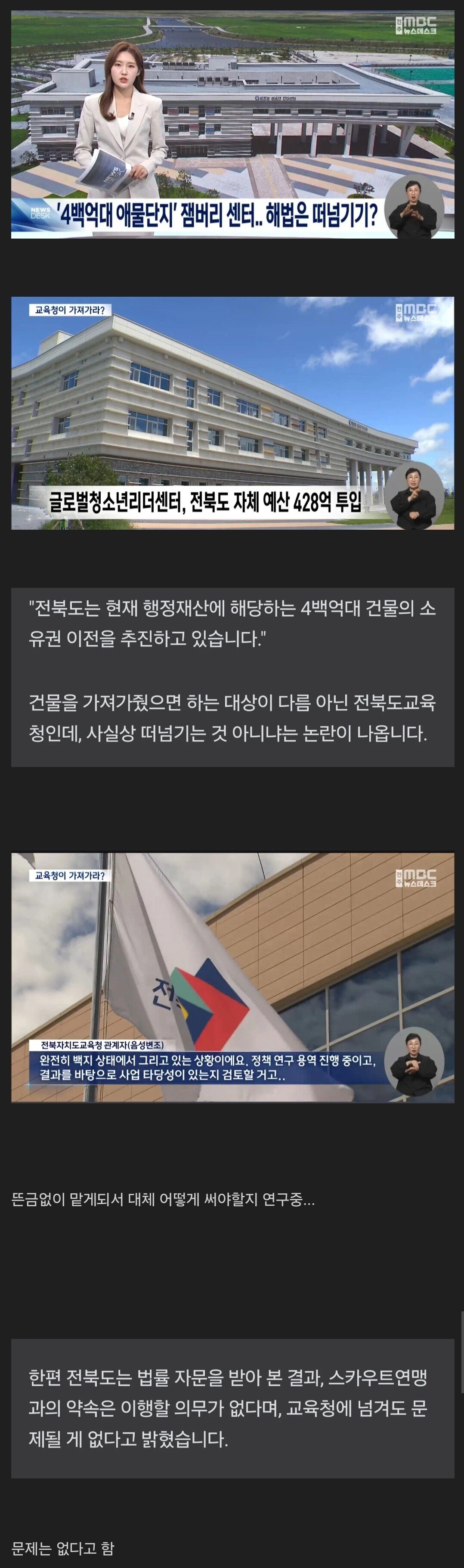 아무도 안가져가는 428억 챔버리 센터 근황